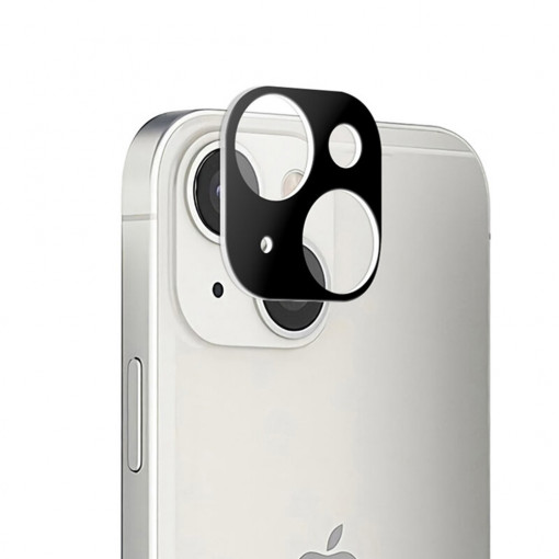 Folie Camera pentru iPhone 13 / 13 Mini - Techsuit Full Camera Glass - Black