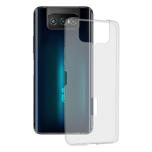 Husa telefon Asus Zenfone 7 / 7 Pro - Techsuit Clear Silicone - Transparenta