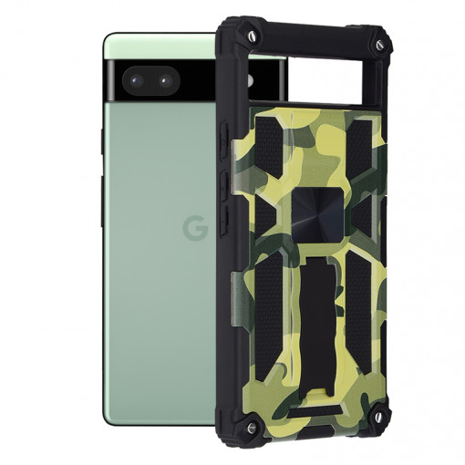 Husa telefon Google Pixel 6a - Techsuit Blazor Series - Camo Lime