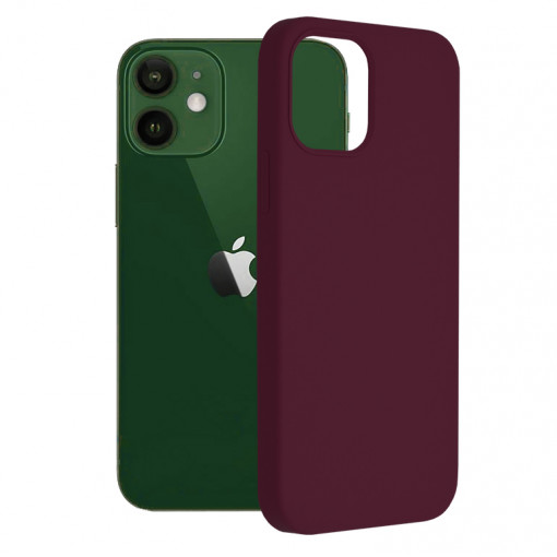 Husa telefon iPhone 12 / 12 Pro - Techsuit Soft Edge Silicone - Plum Violet
