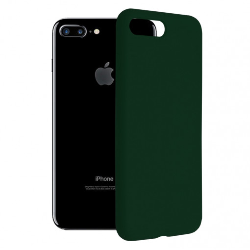 Husa telefon iPhone 7 Plus / 8 Plus - Techsuit Soft Edge Silicone - Dark Green