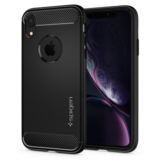 Husa telefon iPhone XR - Spigen Rugged Armor - Black