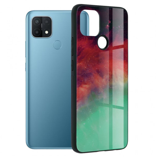 Husa telefon Oppo A15 / A15s - Techsuit Glaze Series - Fiery Ocean