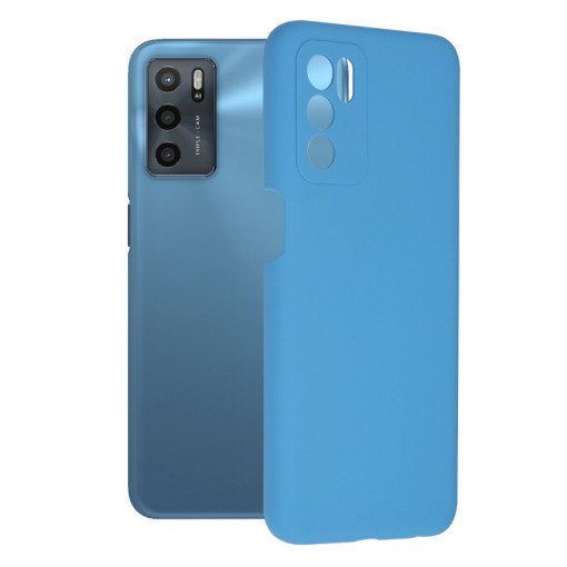 Husa telefon Oppo A16 / A16s / A54s - Techsuit Soft Edge Silicone - Denim Blue