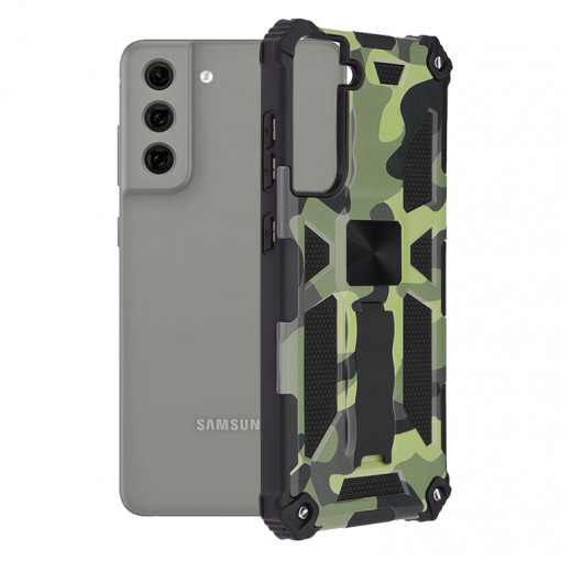 Husa telefon Samsung Galaxy S21 FE 5G - Techsuit Blazor Series - Camo Lime