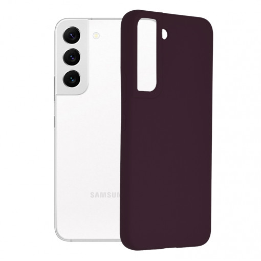 Husa telefon Samsung Galaxy S22 5G - Techsuit Soft Edge Silicone - Plum Violet
