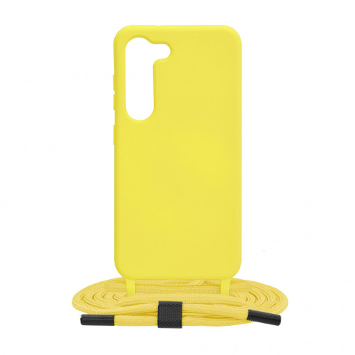 Husa telefon Samsung Galaxy S23 Plus - Techsuit Crossbody Lanyard - Yellow