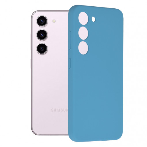 Husa telefon Samsung Galaxy S23 - Techsuit Soft Edge Silicone - Denim Blue