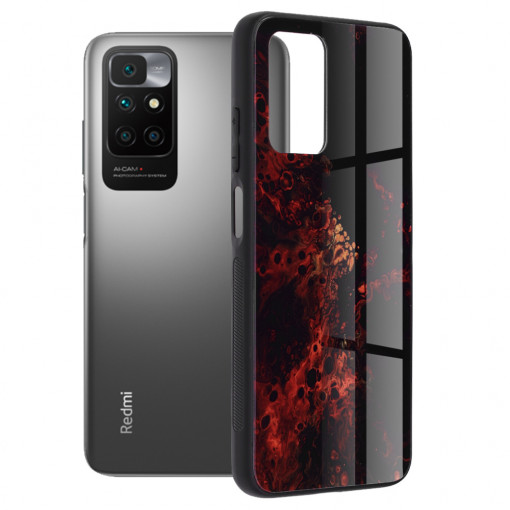 Husa telefon Xiaomi Redmi 10 / Redmi 10 2022 - Techsuit Glaze Series - Red Nebula