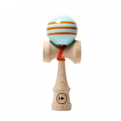 Kendama Europe Play Pro 2K Triple Stripes ORANGE CLOCK ( BILA TURCOAZ CU DUNGI PORTOCALII )