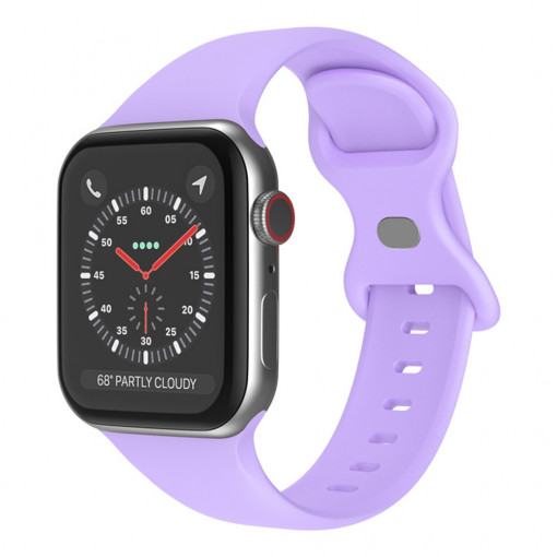 Curea pentru Apple Watch 1 / 2 / 3 / 4 / 5 / 6 / 7 / SE / 8 (38 / 40 / 41 mm) - Techsuit Watchband (W031) - Purple