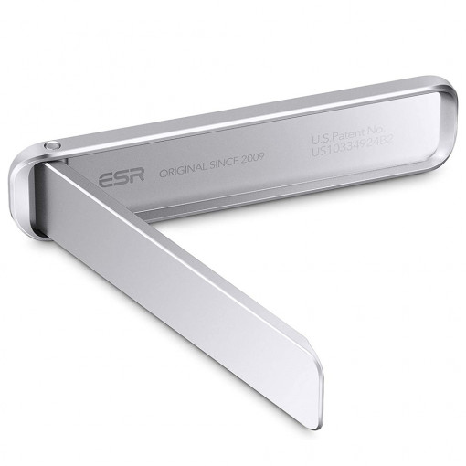 ESR - Desk Holder Boost Kickstand - Adjustable Angle, Vertical and Horizontal Stand, for Phones - Silver