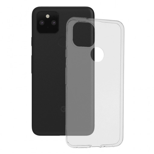 Husa telefon Google Pixel 5 - Techsuit Clear Silicone - Transparenta