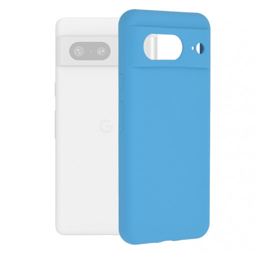 Husa telefon Google Pixel 8 - Techsuit Soft Edge Silicone - Denim Blue