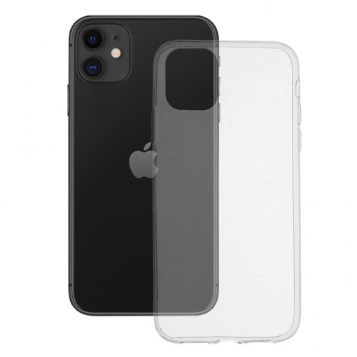 Husa telefon iPhone 11 - Techsuit Clear Silicone - Transparenta