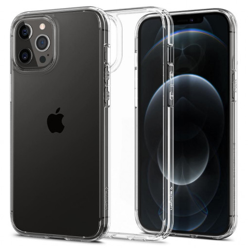 Husa telefon iPhone 12 Pro Max - Spigen Ultra Hybrid - Clear