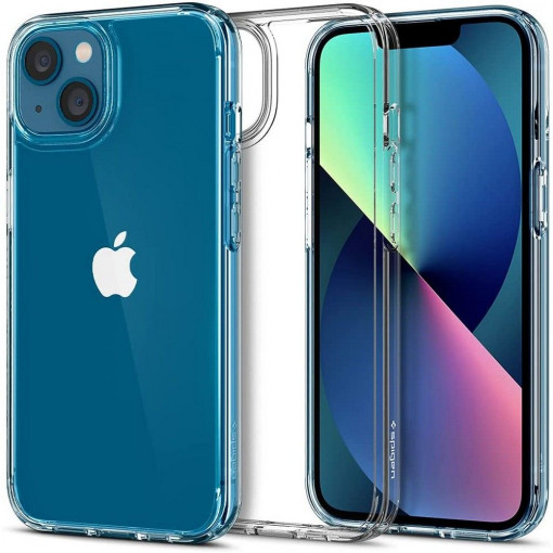Husa telefon iPhone 13 mini - Spigen Ultra Hybrid - Crystal Clear