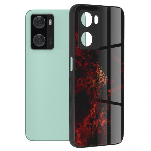 Husa telefon Oppo A57 4G / A57s / OnePlus Nord N20 SE - Techsuit Glaze Series - Red Nebula