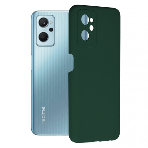 Husa telefon Realme 9i / Oppo A76 / A96 - Techsuit Soft Edge Silicone - Dark Green