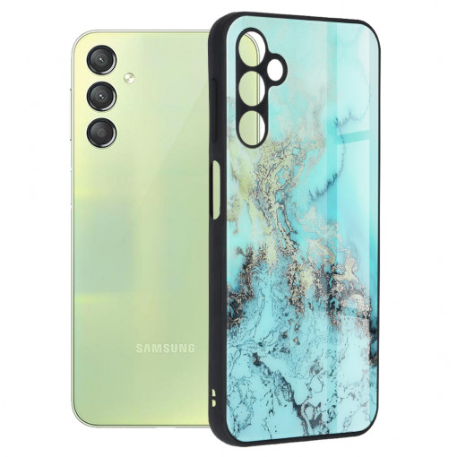 Husa telefon Samsung Galaxy A24 - Techsuit Glaze Series - Blue Ocean