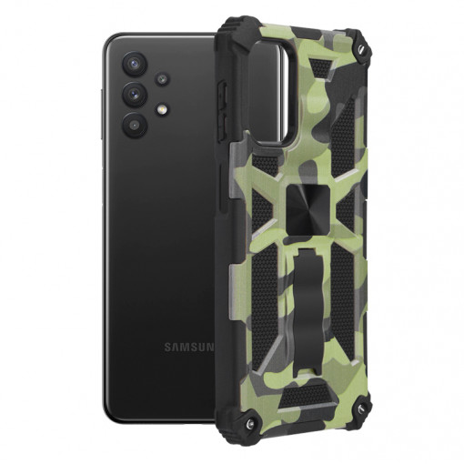 Husa telefon Samsung Galaxy A32 5G - Techsuit Blazor Series - Camo Lime