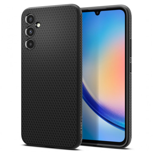 Husa telefon Samsung Galaxy A34 5G - Spigen Liquid Air - Matte Black