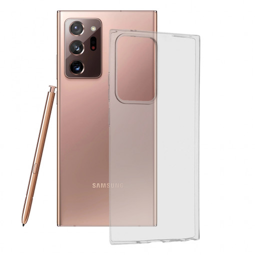 Husa telefon Samsung Galaxy Note 20 Ultra / Note 20 Ultra 5G - Techsuit Clear Silicone - Transparent