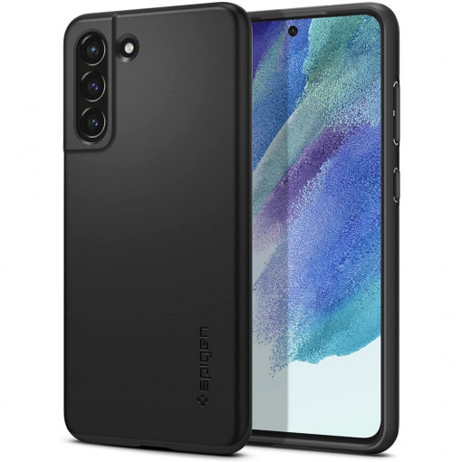 Husa telefon Samsung Galaxy S21 FE 5G - Spigen Thin Fit - Black