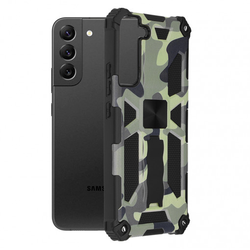 Husa telefon Samsung Galaxy S22 Plus 5G - Techsuit Blazor Series - Camo Lime