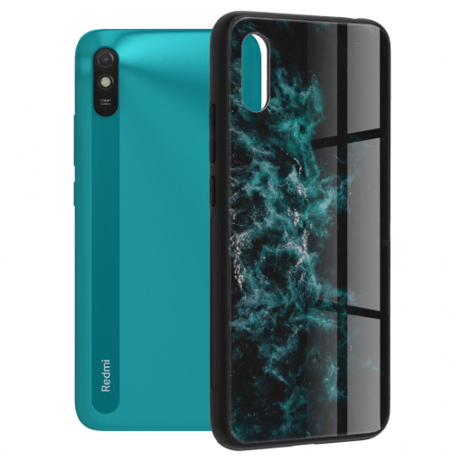 Husa telefon Xiaomi Redmi 9A / Redmi 9AT - Techsuit Glaze Series - Blue Nebula