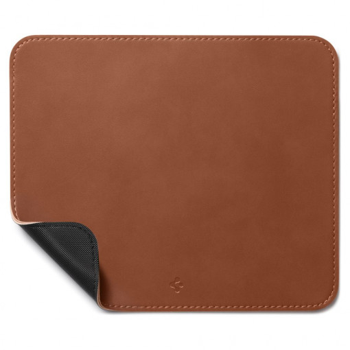 Mouse Pad - Spigen Waterproof Velo Vegan Leather (LD301) - Brown