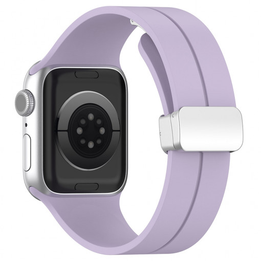 Curea pentru Apple Watch 1/2/3/4/5/6/7/8/SE/SE 2 (38/40/41mm) - Techsuit Watchband (W011) - Purple