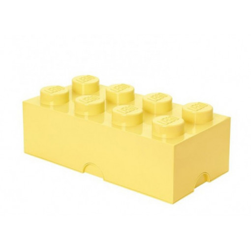 Cutie depozitare LEGO 8 galben deschis
