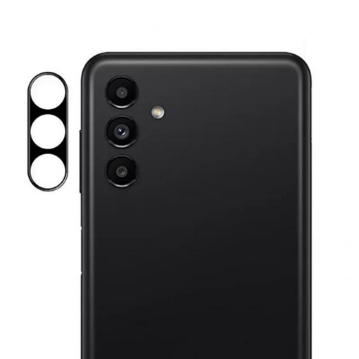 Folie Camera pentru Samsung Galaxy A13 5G / A04s - Techsuit Full Camera Glass - Black