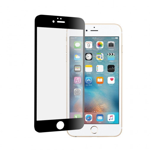 Folie protectie telefon iPhone 6 Plus / 6S Plus - Mocolo 3D Curved Full Glue Glass - Black