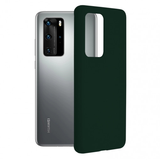Husa telefon Huawei P40 Pro - Techsuit Soft Edge Silicone - Dark Green