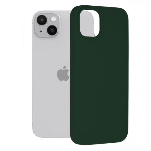 Husa telefon iPhone 14 Plus - Techsuit Soft Edge Silicone - Dark Green