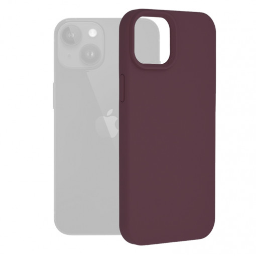 Husa telefon iPhone 15 Plus - Techsuit Soft Edge Silicone - Plum Violet