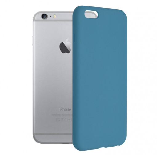 Husa telefon iPhone 6 Plus / 6s Plus - Techsuit Soft Edge Silicone - Denim Blue