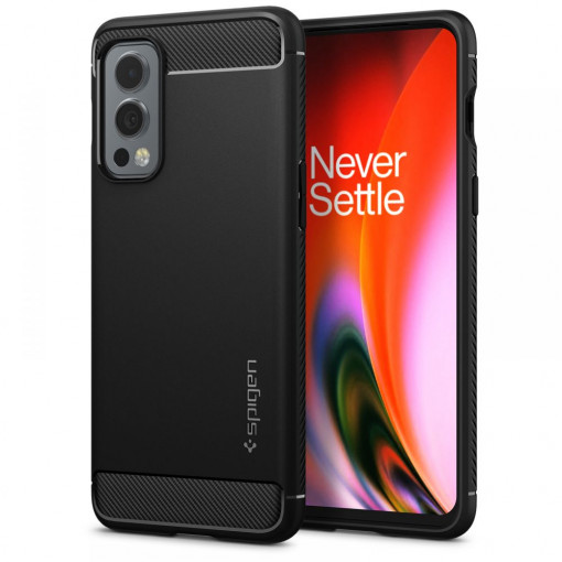 Husa telefon OnePlus Nord 2 5G - Spigen Rugged Armor - Black