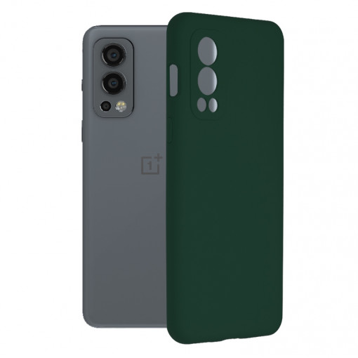 Husa telefon OnePlus Nord 2 5G - Techsuit Soft Edge Silicone - Dark Green