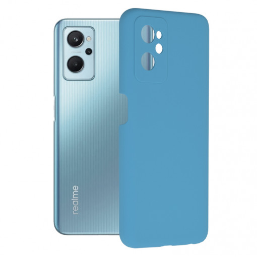 Husa telefon Realme 9i / Oppo A76 / A96 - Techsuit Soft Edge Silicone - Denim Blue