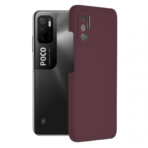 Husa telefon Xiaomi Redmi Note 10 5G / Poco M3 Pro 5G - Techsuit Soft Edge Silicone - Plum Violet