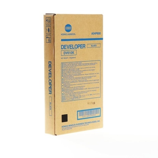 Konica Minolta OEM DV-610 B Developer Bag original A04P600, DV610K, black, 200000 pagini