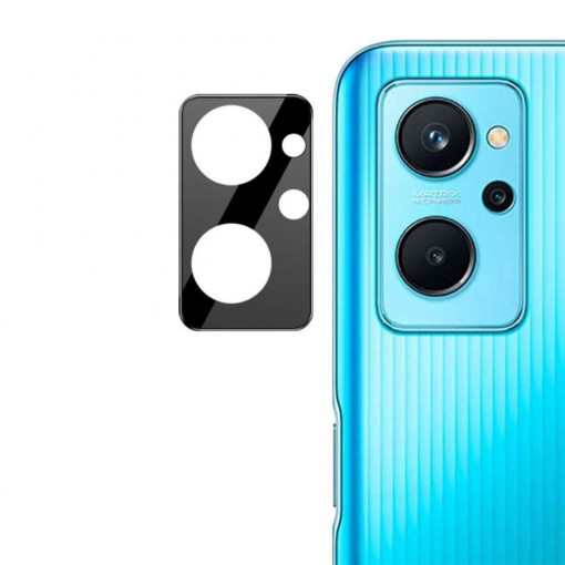 Folie Camera pentru Realme 9i - Techsuit Full Camera Glass - Black
