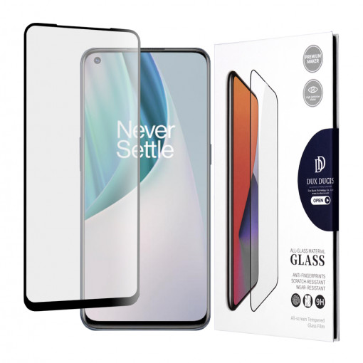 Folie protectie telefon Oneplus Nord N10 - Dux Ducis Tempered Glass - Black
