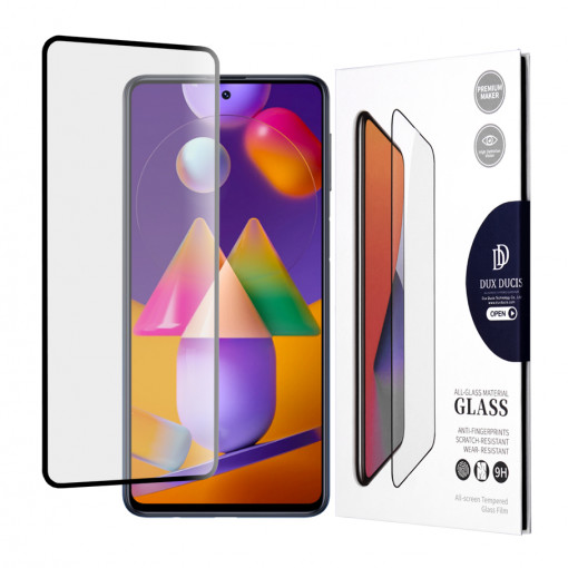 Folie protectie telefon Samsung Galaxy M31s - Dux Ducis Tempered Glass - Black