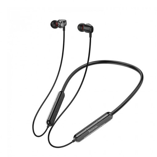 Hoco - Bluetooth Earphones (ES65) - for Sport, with Microphone, Neckband - Black