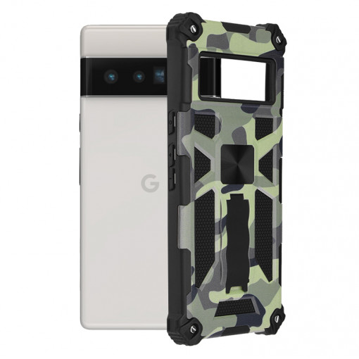 Husa telefon Google Pixel 6 Pro - Techsuit Blazor Series - Camo Lime