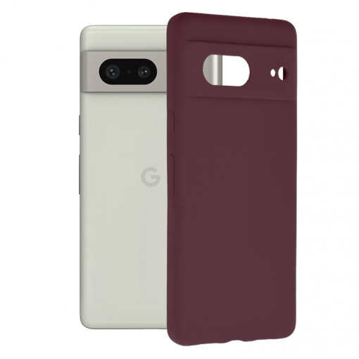 Husa telefon Google Pixel 7 - Techsuit Soft Edge Silicone - Plum Violet